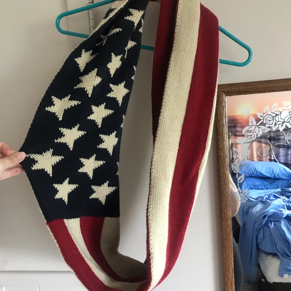 American flag scarf